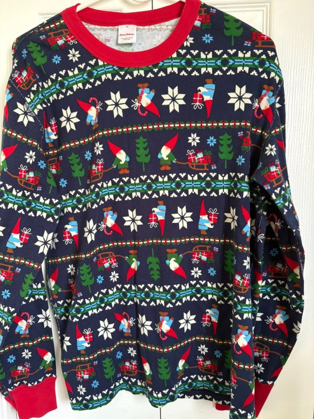 Hanna Andersson Adult Unisex Long John Pajama Top Size XL